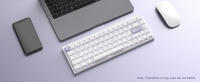 Teclas PBT Blancas-Púrpuras de Doble Disparo 168 Piezas para Interruptores Gateron Cherry MX - details 3
