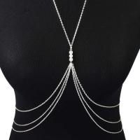 Nueva cadena de cuerpo todo en uno clásica de moda galvanizada de aleación multicapa para mujer BD7019 - details 0