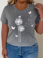 Ropa de talla grande para mujer, camisetas de tendencia para mujer, camiseta de manga corta de talla grande, camisetas de verano, atuendo - details 11
