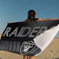 Las Vegas Raiders Beach para niños, baño personalizado, piscina, vacaciones, toalla de picnic, regalo de fiesta - details 4