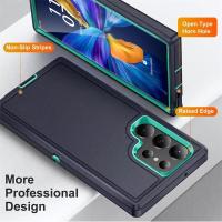 Armor Defender teléfono a prueba de golpes para Samsung S25 Plus S23 S22 S21 S20 FE S24 Ultra duro PC + funda protectora con soporte de TPU - details 1