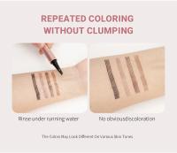 Lápiz de Cejas Líquido Impermeable Punta de Garra Marrón Oscuro Herramienta de Maquillaje de Dibujo Fino para Belleza - details 10