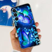 Funda de teléfono con diseño de mariposa y pantera para Samsung, carcasa trasera suave y transparente para móvil Samsung Galaxy A54, 5G, SM-A546B - details 17