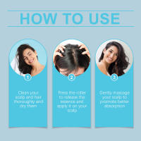 Esencia líquida para el cuidado del cabello HOEGOA, endurecedora, hidratante para el cuero cabelludo, negro brillante - details 3