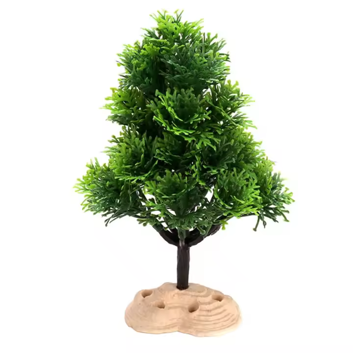 Paisajismo de Acuario, árbol de Navidad, pecera, plantas de agua falsas, 1 unidad - 1