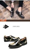 MEIJIANA nuevos zapatos de boda de talla grande antideslizantes y de cuero para mujer, zapatos de boda informales de lujo a la moda para hombre - details 7