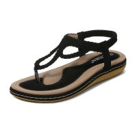 Sandalias de verano 2025 Yasi Run con diseño patchwork para mujer, estilo casual, ligero, plano, con puntera abierta y talla grande. - details 2
