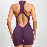 Ropa deportiva, ropa deportiva de gimnasio Twitter, conjunto de traje de yoga, mono de mujer, gris, morado y blanco - details 56