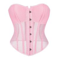 Corsé de malla para mujer, corsé de malla para entrenamiento de cintura con cordones fuertes para entrenamiento de cintura y reducción de cintura. - details 1