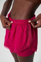 Conjunto deportivo de dos piezas para mujer, ropa deportiva corta de Color liso, transpirable, secado rápido, traje para correr - details 9