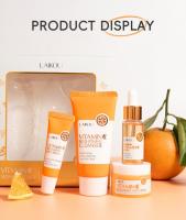 Set de cuidado de la piel, juegos de regalo de belleza de vitamina C, kit de cuidado de la piel para adolescentes con limpiador, suero, crema para ojos, crema facial, juego de cuidado de la piel de - details 12