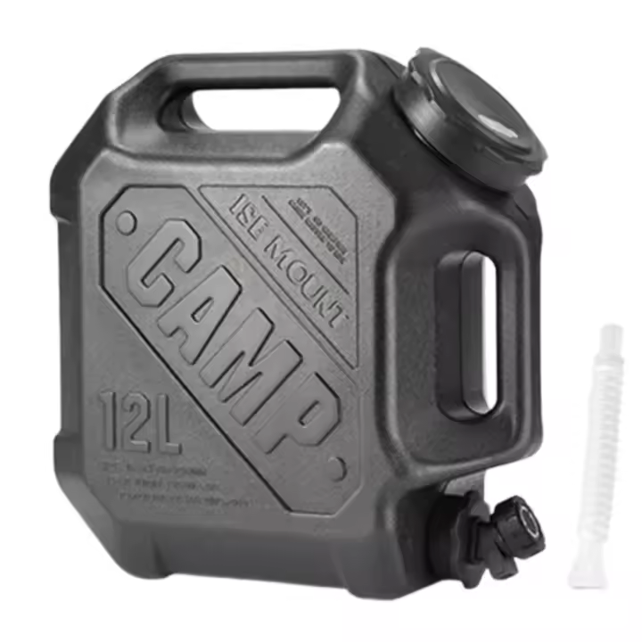 Contenedor de almacenamiento de agua portátil, doble agarre, 12L, cubo para beber al aire libre, tanque de agua para acampar de gran capacidad a prueba de fugas - 1