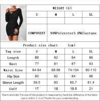 Vestido de mujer con cuello inclinado hombro alto cintura media y larga - details 0