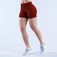 Pantalones cortos de yoga de cintura alta de verano, pantalones deportivos para correr a la moda y sexys, mallas de yoga de color sólido - details 2