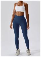 Pantalones de Yoga sin costuras para mujer, mallas Push Up de cintura alta, ajustados, de secado rápido, elásticos, para entrenamiento - details 28