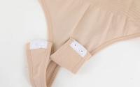 Faja moldeadora de cuerpo completo para mujer, ropa moldeadora de manga larga con cuello redondo, Body transpirable adelgazante, corsé entrenador de cintura con Control de barriga sin costuras - details 15