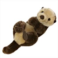 The sea otter stuffed animal from Miyoni collection by Aurora plush