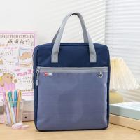 Bolsa de almacenamiento de libros portátil ligera, organizador de archivos A4 de mano impermeable, bolsa de almacenamiento de arte a prueba de polvo con cremallera, bolsa de almacenamiento de ilustraciones - details 9