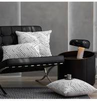 Fundas de Almohada de Chenilla de Lujo Diseño de Ondas Arayadas Almohadas de Geometría Gruesa para Sofá Silla Decoración Nórdica - details 4