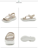 Nuevas sandalias de verano 2025 estilo deportivo ligero y cómodo para mujeres con tirantes fríos de gran tamaño de Goma - details 0