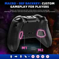 Mando inalámbrico G6 para juegos móviles, controlador trimodo Hall rocker/disparador, Joystick de seis ejes para NS Switch /PC/Android/IOS - details 6