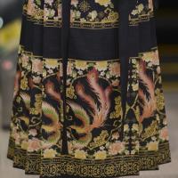 Hanfu para niñas, estilo chino, disfraz Tang para niños con cara de caballo estilo Ming, falda de hada, primavera y otoño, antiguo para niñas - details 11