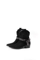 Wunder Spring Botas Cowboy con detalles metálicos para mujer, refinamiento y audacia en cada paso - details 5