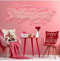 Funda de almohada de amor enano para el Día de San Valentín, funda de almohada decorativa para el hogar, funda de cojín para sofá y dormitorio - details 6