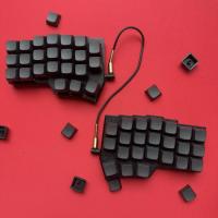 Teclado Corne V4 Spilt negro con cable, modo único, intercambio en caliente, teclado con bocina, RGB personalizado, VIAL, Kit de teclado ergonómico, accesorios para jugadores - details 7