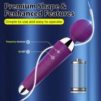 Vibradores potentes para clítoris, varita mágica con recarga USB, vibrador AV, masajeador, bienestar Sexual, Juguetes sexuales eróticos para mujeres, producto para adultos - details 0