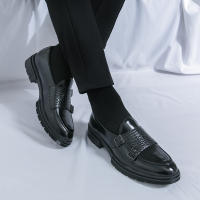 Zapatos Formales para Hombres Estilo Inglés Elegante Tacón Bajo PU Doble Hebilla Talla Grande 38-46 - details 20