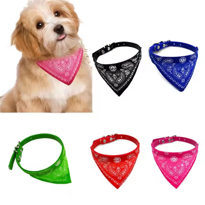 Para cachorro, gatito, gato, cuello, pañuelo, accesorios de aseo, collares para perros, Bandana para perros, suministros para mascotas, toalla de Saliva para perros - 1