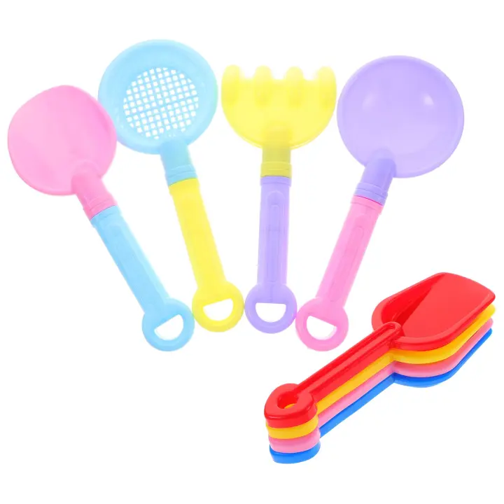 Juegos de Arena de Verano Set de 8 Palas de Plástico para Niños Diversión de Juego al Aire Libre - 1