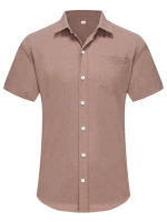 Camiseta informal de manga corta para hombre, blusa de talla grande, cárdigan, Azul, Gris, rojo, blanco, 3xl, 2xl, 44, 42 - details 8