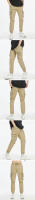 Pantalones Cargo de Otoño para Hombres Color Sólido, Múltiples Bolsillos, Trabajo y Ocio al Aire Libre - details 1