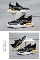 Zapatos deportivos corrientes de los hombres ocasionales antideslizantes respirables de la malla de la moda barata del logotipo de la marca 2024 - details 2
