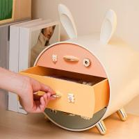 Estante de Cosméticos de Plástico en Forma de Cono de Gran Capacidad Caja de Almacenamiento de Horquillas para Niños Organizador de Joyería Minimalista Ganchos de Baño - details 1