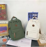 Mochila de lona para hombre y mujer, bolsa de viaje Retro Para chica, Chico, portátil, estudiante, moda escolar, 2023 - details 18