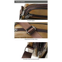 Bolso bandolera pequeño de cuero con estampado simple para teléfono móvil - details 4
