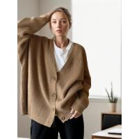 Pendientes de moda de estilo coreano sueltos con cuello en V para mujer otoño 2024 - details 8