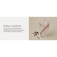 Radiant Complexion, enriched with three peptides, works to reduce fine lines, youthful complexion