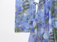 Ropa de mujer europea y americana, vestido de malla de seda estampado popular, falda con tirantes para mujer - details 9