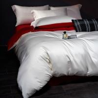 Juego de Ropa de Cama de Algodón Egipcio Antibacteriano 5A Color Sólido Alta Calidad - details 2