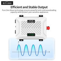 Inversor de Onda Senoidal Puro 12V a 230V 3000W 6000W Convertidor de Voltaje Solar Caravana - details 1