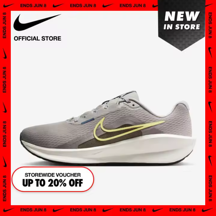 Leten Men's Downshifter 13 Road Running Shoes - College Grey zapatos de trabajo. - 1