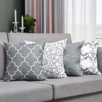 Juego de 4 fundas decorativas de cojín de 45x45 cm, fundas muy suaves con estampado para exteriores, para sofá o estantería - details 1
