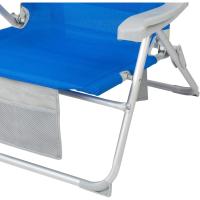 Pack de 2 sillas XXL multiposición para Playa, jardín, terraza o Camping, 5 Posiciones, 53x66x86 cm, Incluye Bolsillos, Topes antivuelco, Soporta 110 kg, Asas de Transporte (85483) - details 6