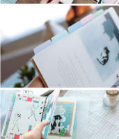 Cute 6 Rings Paper Index Divider For Binder Planner Notebook Stationery Candy Notebook Paper Divider Accessories A5 A6 - details 7