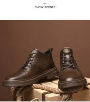 Zapatos con aumento de cuero genuino para hombre, cómodos zapatos con cordones informales con elevador, plantilla deportiva transpirable con aumento de altura de 8 cm - details 22