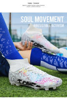 Zapatos de fútbol profesionales para hombres, botines de fútbol para jóvenes, zapatillas de entrenamiento de fútbol de cuero, zapatos de tacos de fútbol al aire libre - details 13